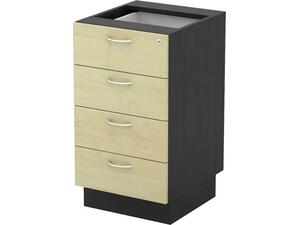 EXECUTIVE Συρταριέρα Επέκτασης Dark Grey - Beech (ΕΟ999Ε,1)