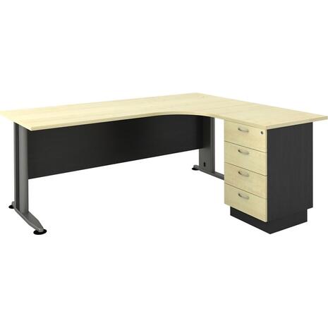 Γραφείο επαγγελματικής χρήσης Superior Compact - δεξιά γωνία 180x70x75 / 150x60x75cm [Ε-00019945] ΕΟ995 - Ανακάλυψε ποιοτικά και μοντέρνα Έπιπλα και Γραφεία για όλους τους χώρους από το Oikonomou-shop.