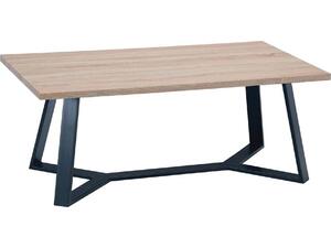 HANSON Τραπεζάκι Σαλονιού Καθιστικού, Μέταλλο Βαφή Μαύρο, Sonoma (ΕΜ755,1)