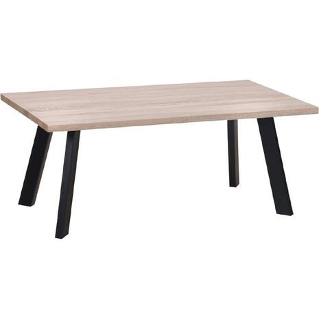 BAXTER Τραπεζάκι Σαλονιού Καθιστικού, Μέταλλο Βαφή Μαύρο, Sonoma (ΕΜ754)