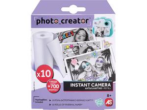 AS 10 Ρολά Φωτογραφικό Χαρτί Photo Creator Instant Camera (1863-70605)