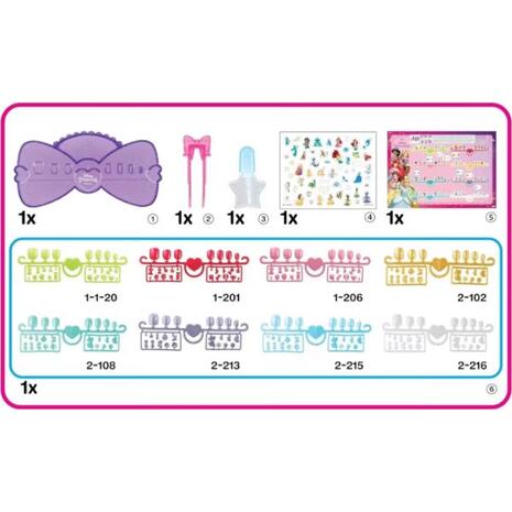 Epoch Aquabeads Nail Disney Princess Nail Designer Kit (35071)