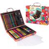 HappiHobbi Κασετίνα Ζωγραφικής Ξύλινη Deluxe My World 50 Αξεσουάρ (1038-82060)