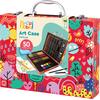 HappiHobbi Κασετίνα Ζωγραφικής Ξύλινη Deluxe My World 50 Αξεσουάρ (1038-82060)