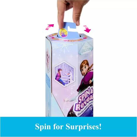 Mattel Disney Frozen Spin and Reveal Άννα Wave 2  με 11 Εκπλήξεις (JBG60)