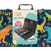 HappiHobby Κασετίνα Ζωγραφικής Deluxe Με 100 Αξεσουάρ Δεινόσαυρος (1038-82059)