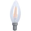 Λάμπα LED E14 4W θερμό φως δέσμης Filament 2700K 360o 430lm (35-004205)