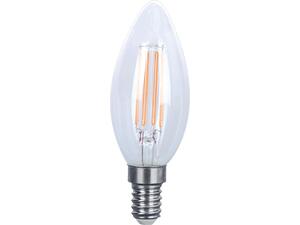 Λάμπα LED E14 4W θερμό φως δέσμης Filament 2700K 360o 430lm (35-004205)