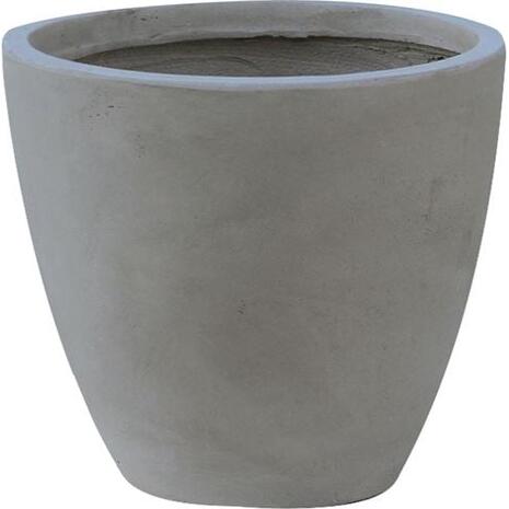 FLOWER POT-3 Cement Grey Φ35x32cm (Ε6302,A)