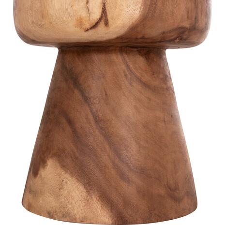 ΣΚΑΜΠΟ-ΤΡΑΠΕΖΑΚΙ ΣΤΡΟΓΓΥΛΟ CUPRE HM9793.11 ΜΑΣΙΦ ΞΥΛΟ SUAR-ΦΥΣΙΚΟ Φ40x45Υεκ.