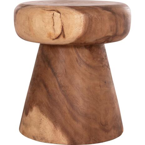 ΣΚΑΜΠΟ-ΤΡΑΠΕΖΑΚΙ ΣΤΡΟΓΓΥΛΟ CUPRE HM9793.11 ΜΑΣΙΦ ΞΥΛΟ SUAR-ΦΥΣΙΚΟ Φ40x45Υεκ.