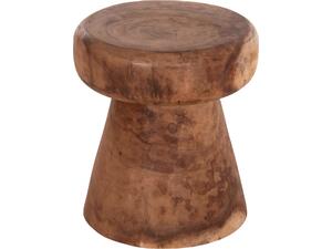 ΣΚΑΜΠΟ-ΤΡΑΠΕΖΑΚΙ ΣΤΡΟΓΓΥΛΟ CUPRE HM9793.11 ΜΑΣΙΦ ΞΥΛΟ SUAR-ΦΥΣΙΚΟ Φ40x45Υεκ.