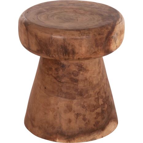 ΣΚΑΜΠΟ-ΤΡΑΠΕΖΑΚΙ ΣΤΡΟΓΓΥΛΟ CUPRE HM9793.11 ΜΑΣΙΦ ΞΥΛΟ SUAR-ΦΥΣΙΚΟ Φ40x45Υεκ.