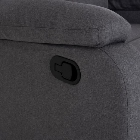 ΠΟΛΥΘΡΟΝΑ RELAX DIONI HM3296.01 ΓΚΡΙ ΥΦΑΣΜΑ 85x90x100Υεκ.