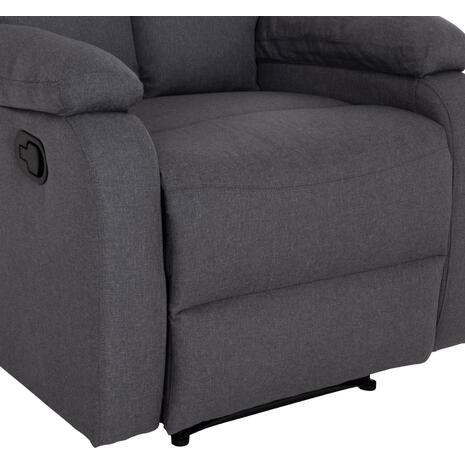 ΠΟΛΥΘΡΟΝΑ RELAX DIONI HM3296.01 ΓΚΡΙ ΥΦΑΣΜΑ 85x90x100Υεκ.