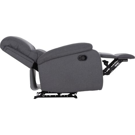 ΠΟΛΥΘΡΟΝΑ RELAX DIONI HM3296.01 ΓΚΡΙ ΥΦΑΣΜΑ 85x90x100Υεκ.