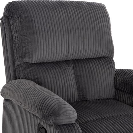 ΠΟΛΥΘΡΟΝΑ RELAX DIONI HM3296.11 ΓΚΡΙ ΡΙΓΕ ΥΦΑΣΜΑ 85x90x100Υεκ.