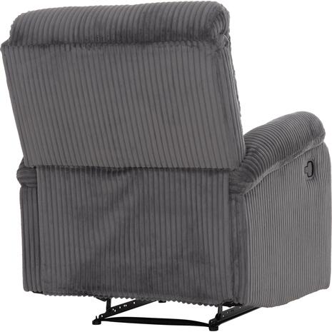 ΠΟΛΥΘΡΟΝΑ RELAX DIONI HM3296.11 ΓΚΡΙ ΡΙΓΕ ΥΦΑΣΜΑ 85x90x100Υεκ.