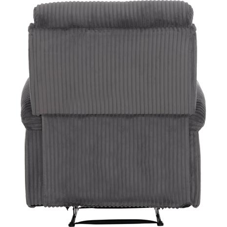 ΠΟΛΥΘΡΟΝΑ RELAX DIONI HM3296.11 ΓΚΡΙ ΡΙΓΕ ΥΦΑΣΜΑ 85x90x100Υεκ.