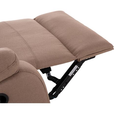 ΠΟΛΥΘΡΟΝΑ RELAX DIONI HM3296.03 ΜΠΕΖ ΥΦΑΣΜΑ 85x90x100Υεκ.