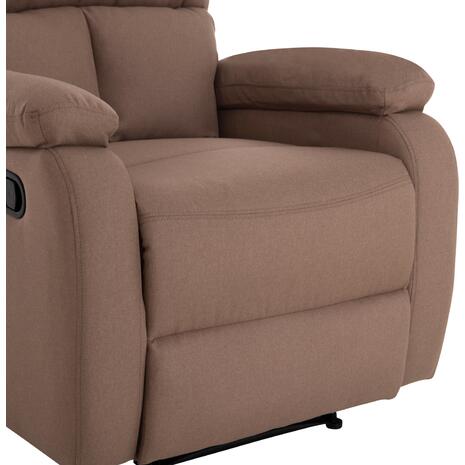 ΠΟΛΥΘΡΟΝΑ RELAX DIONI HM3296.03 ΜΠΕΖ ΥΦΑΣΜΑ 85x90x100Υεκ.