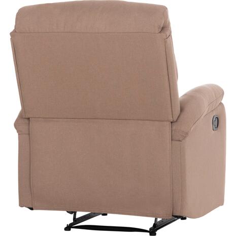 ΠΟΛΥΘΡΟΝΑ RELAX DIONI HM3296.03 ΜΠΕΖ ΥΦΑΣΜΑ 85x90x100Υεκ.