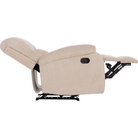 ΠΟΛΥΘΡΟΝΑ RELAX DIONI HM3296.12 ΜΠΕΖ ΡΙΓΕ ΥΦΑΣΜΑ 85x90x100Υεκ.