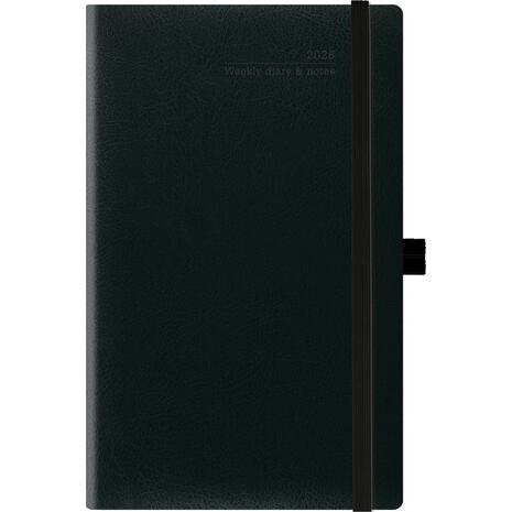 Ημερολόγιο Εβδομαδιαίο Theofylaktos Ivory Sherwood 2026 13x21 Μαύρο