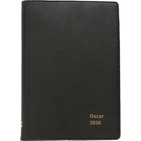 Ημερολόγιο ημερήσιο Παπαδημητρίου Oscar πλαστικό 14x21cm 2026 σε διάφορα χρώματα.