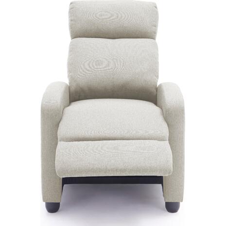 ΠΟΛΥΘΡΟΝΑ ΣΑΛΟΝΙΟΥ RELAX DROSEN HM3299.03 ΜΠΕΖ ΥΦΑΣΜΑ 68,5x86x100Υεκ