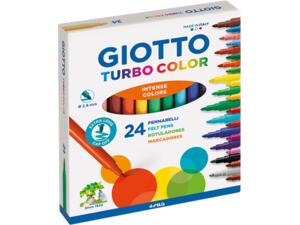 Μαρκαδόροι ζωγραφικής Giotto Turbo Color 2,8mm (24 τεμάχια)