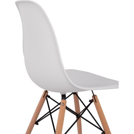 ΚΑΡΕΚΛΑ ΤΡΑΠΕΖΑΡΙΑΣ 2ΤΜΧ TWIST HM8460.21 ΛΕΥΚΟ PP--ΞΥΛΟ ΟΞΙΑΣ 46x50x82Υεκ. (σετ 2 τεμαχίων)