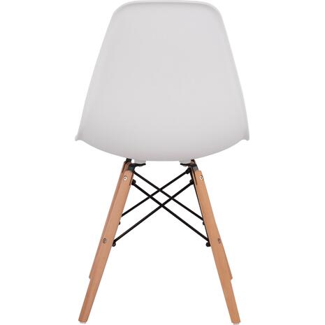 ΚΑΡΕΚΛΑ ΤΡΑΠΕΖΑΡΙΑΣ 2ΤΜΧ TWIST HM8460.21 ΛΕΥΚΟ PP--ΞΥΛΟ ΟΞΙΑΣ 46x50x82Υεκ. (σετ 2 τεμαχίων)