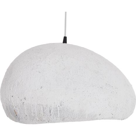 ΦΩΤΙΣΤΙΚΟ ΟΡΟΦΗΣ ΜΕ ΟΨΗ ΠΕΤΡΑΣ STONER (L) HM4419.02 ΛΕΥΚΟ 73x55x40Υεκ.