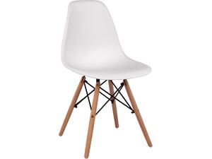 ΚΑΡΕΚΛΑ ΤΡΑΠΕΖΑΡΙΑΣ 2ΤΜΧ TWIST HM8460.21 ΛΕΥΚΟ PP--ΞΥΛΟ ΟΞΙΑΣ 46x50x82Υεκ. (σετ 2 τεμαχίων)