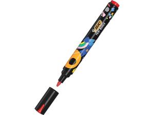 Μαρκαδόρος Bic Paint Marking Ακρυλικός με στρογγυλή μύτη Κόκκινο