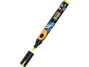 Μαρκαδόρος Bic Paint Marking Ακρυλικός με στρογγυλή μύτη Κίτρινο