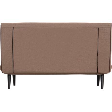 ΚΑΝΑΠΕΣ ΚΡΕΒΑΤΙ 2 ΑΤΟΜΩΝ ASMA HM3077.07 ΣΚΟΥΡΟ ΜΠΕΖ ΥΦΑΣΜΑ 143x78x84Yεκ.