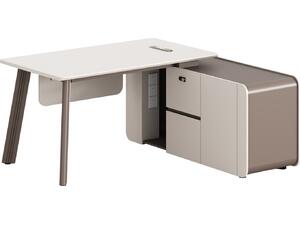 ΓΡΑΦΕΙΟ ΔΕΞΙΑ ΓΩΝΙΑ NEWLINE HM18272R ΜΕΛΑΜΙΝΗ ΕΚΡΟΥ-ΑΝΟΙΧΤΟ ΚΑΦΕ 160x145x75Υεκ