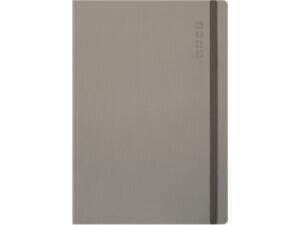 Ημερολόγιο ημερήσιο 2026 Linardatos Vela ημιεύκαμπτο με λάστιχο 17x24cm (62114-C) Μπεζ