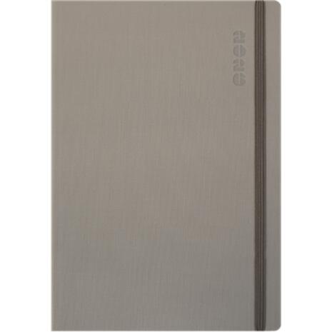 Ημερολόγιο ημερήσιο 2026 Linardatos Vela ημιεύκαμπτο με λάστιχο 17x24cm (62114-C) Μπεζ