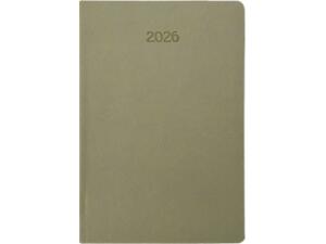 Ημερολόγιο ημερήσιο 2026 Linardatos Vasco ημιεύκαμπτο 14x21cm (62183-C) Λαδί