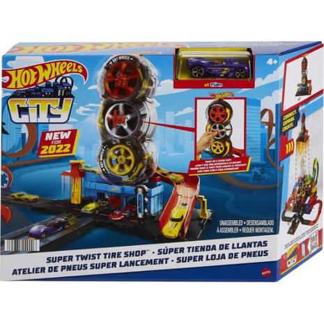 Mattel Mattel Hot Wheels Πίστα City Με Περιστρεφόμενες Ρόδες HDP02