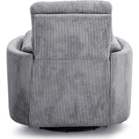 ΠΟΛΥΘΡΟΝΑ ΘΗΛΑΣΜΟΥ/RELAX VELMORA HM3300.01 ΓΚΡΙ ΚΟΤΛΕ ΥΦΑΣΜΑ 100x90x100Υεκ