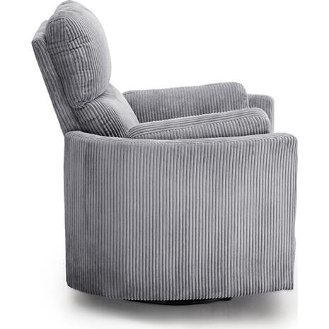 ΠΟΛΥΘΡΟΝΑ ΘΗΛΑΣΜΟΥ/RELAX VELMORA HM3300.01 ΓΚΡΙ ΚΟΤΛΕ ΥΦΑΣΜΑ 100x90x100Υεκ