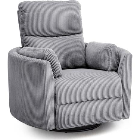 ΠΟΛΥΘΡΟΝΑ ΘΗΛΑΣΜΟΥ/RELAX VELMORA HM3300.01 ΓΚΡΙ ΚΟΤΛΕ ΥΦΑΣΜΑ 100x90x100Υεκ