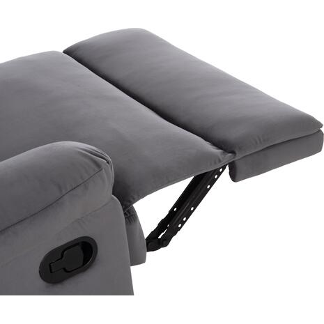 ΠΟΛΥΘΡΟΝΑ RELAX BRAYLEN HM3298.01 ΓΚΡΙ ΒΕΛΟΥΔΟ 85x90x95Υεκ.