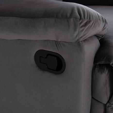 ΠΟΛΥΘΡΟΝΑ RELAX BRAYLEN HM3298.01 ΓΚΡΙ ΒΕΛΟΥΔΟ 85x90x95Υεκ.