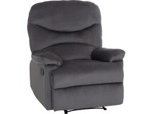 ΠΟΛΥΘΡΟΝΑ RELAX BRAYLEN HM3298.01 ΓΚΡΙ ΒΕΛΟΥΔΟ 85x90x95Υεκ.