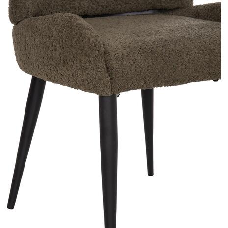 ΚΑΡΕΚΛΑ SARKY HM8585.13 ΥΦΑΣΜΑ ΜΠΟΥΚΛΕ ΠΡΑΣΙΝΟ ΜΕ ΜΕΤΑΛΛΙΚΑ ΠΟΔΙΑ 56x64x88Yεκ. (σετ 2 τεμαχίων)